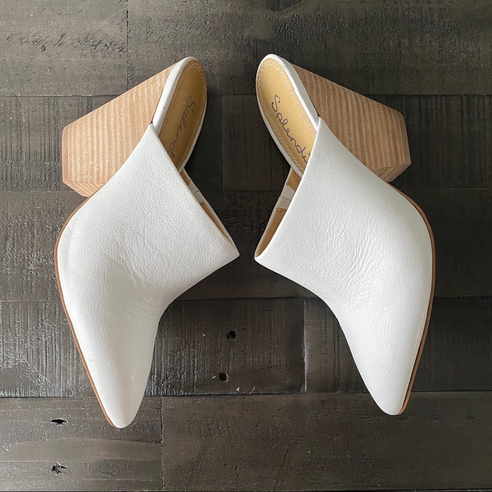Splendid Nala Mules in White - Picture 3 of 8